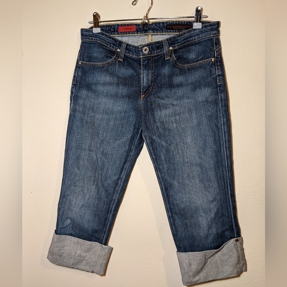 AG Adriana Goldschmied the Shorty cropped cuffed jeans - Picture 3 of 13